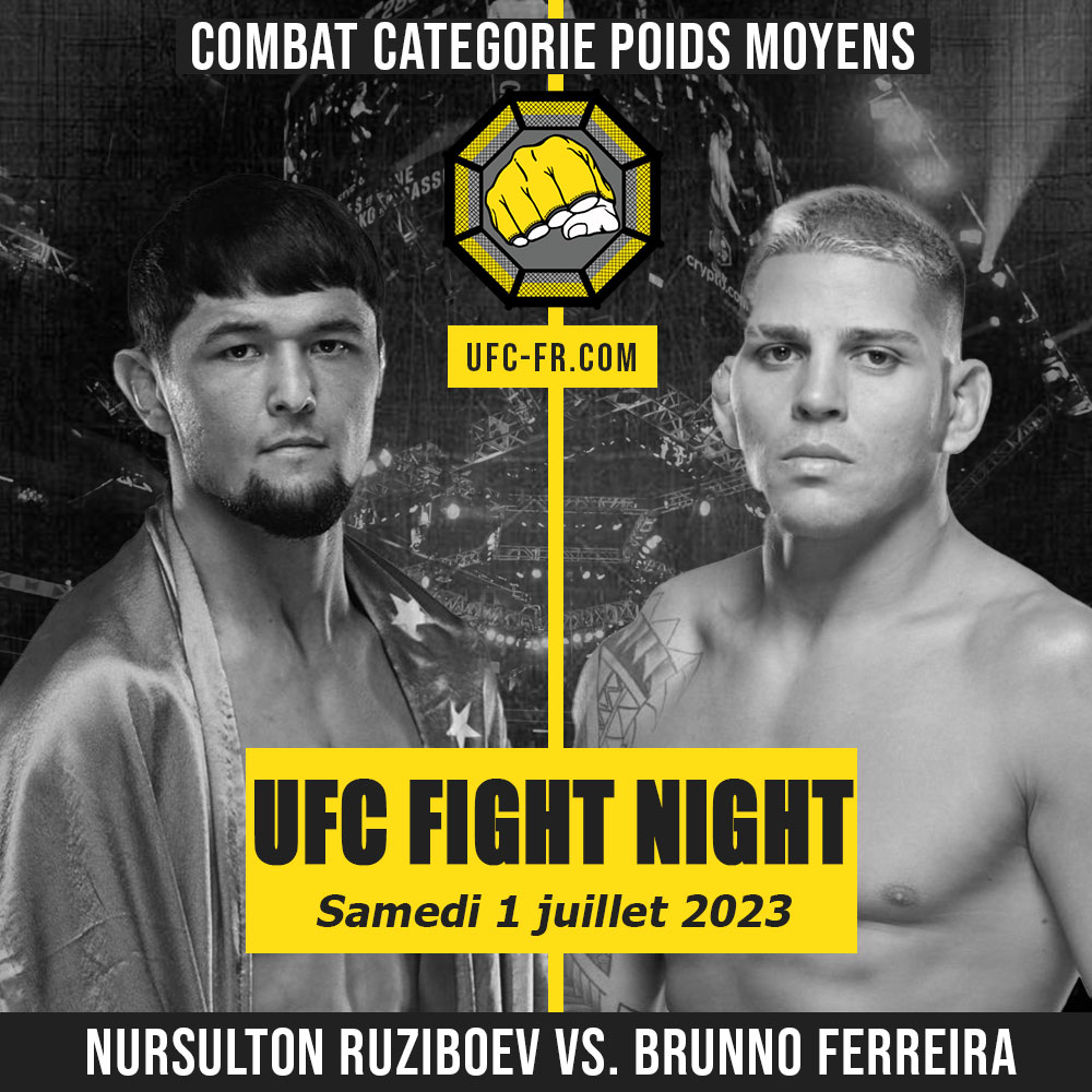 UFC ON ESPN 48 - Nursulton Ruziboev vs Brunno Ferreira