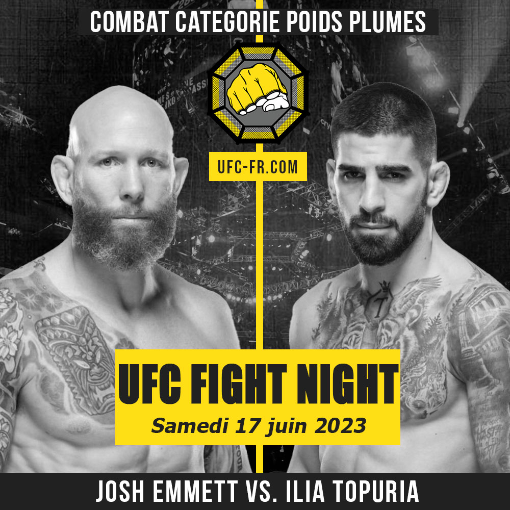 UFC FIGHT NIGHT - Josh Emmett vs Ilia Topuria