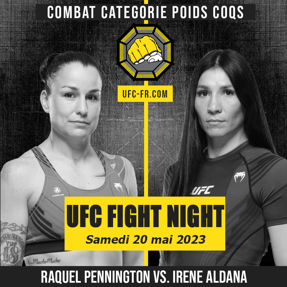 UFC ON ESPN+ 82 - Raquel Pennington vs Irene Aldana