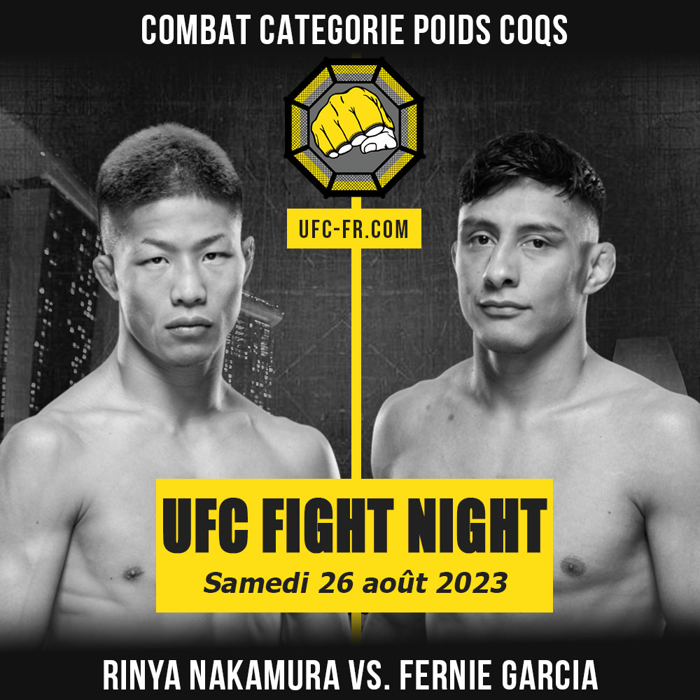 UFC ON ESPN+ 83 - Rinya Nakamura vs Fernie Garcia