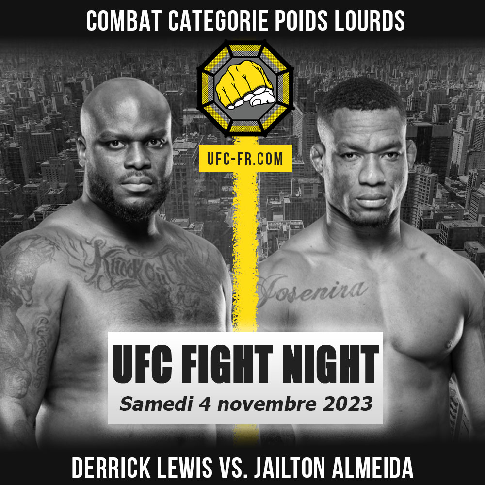 UFC on ESPN+ 89 - Derrick Lewis vs Jailton Almeida