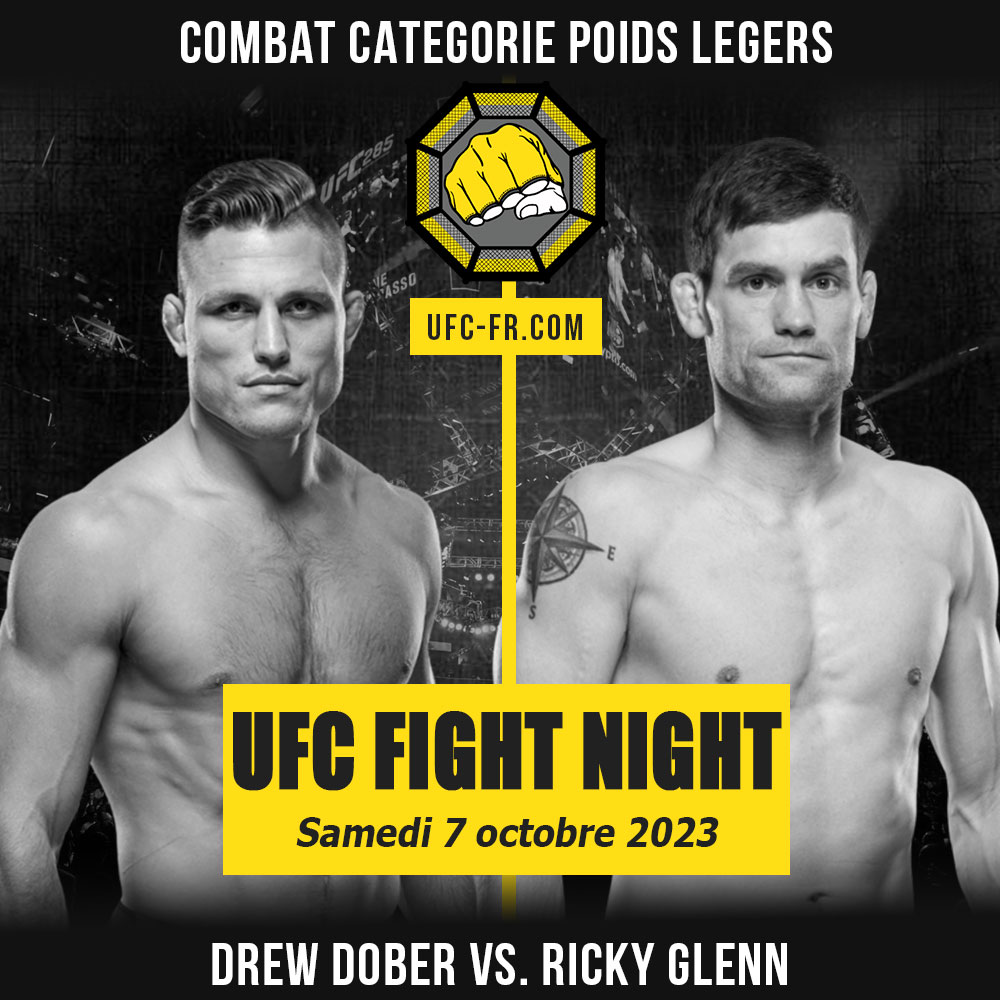 UFC ON ESPN+ 87 - Drew Dober vs Ricky Glenn
