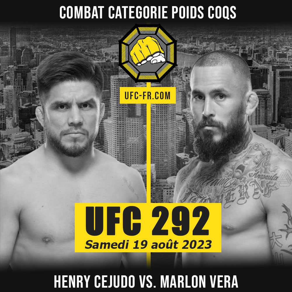 UFC 292 - Henry Cejudo vs Marlon Vera