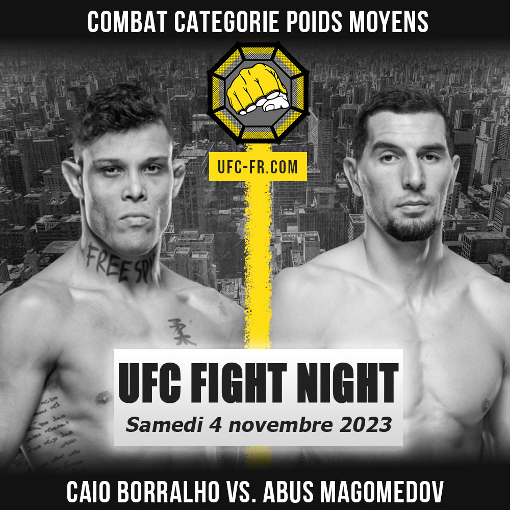 UFC ON ESPN+ 89 - Caio Borralho vs Abus Magomedov
