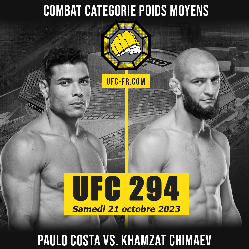 UFC 294 - Paulo Costa vs Khamzat Chimaev