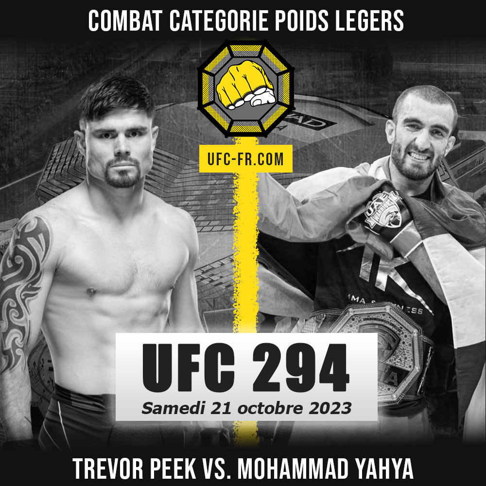 UFC 294 - Trevor Peek vs Mohammad Yahya