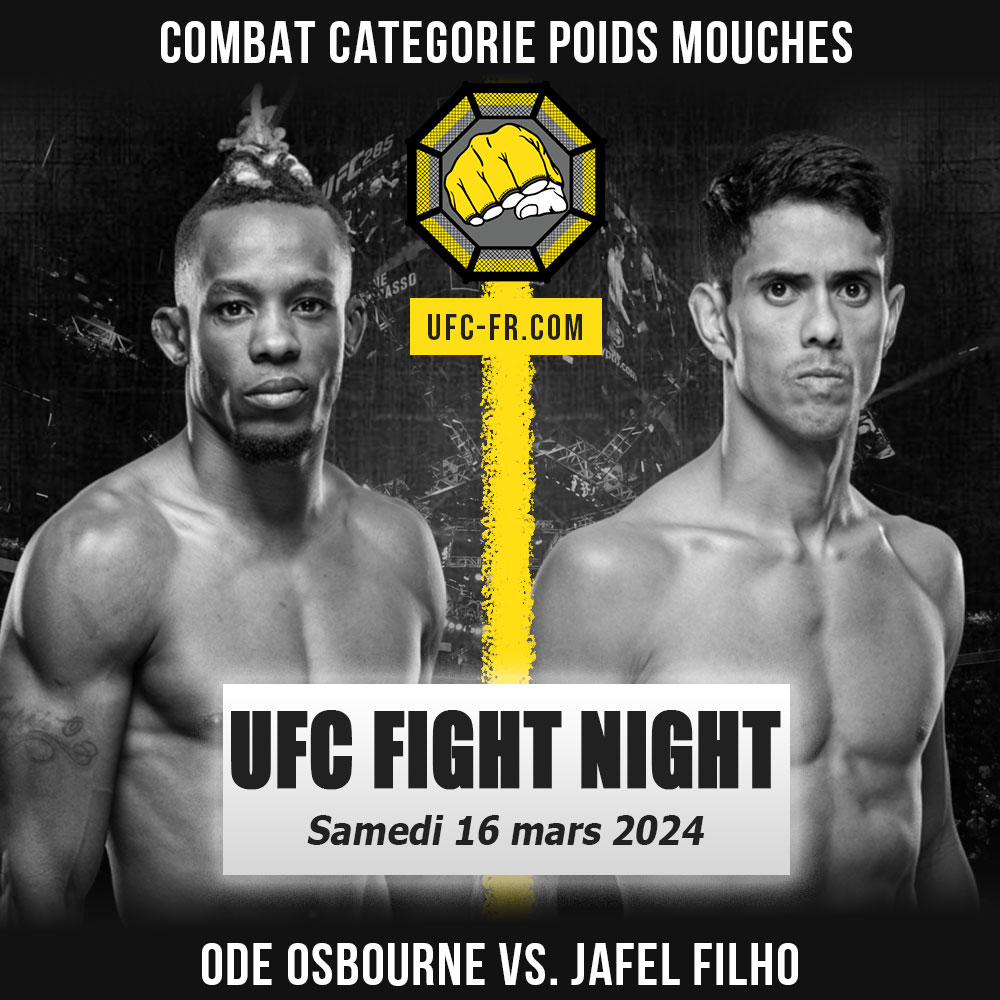 UFC ON ESPN+ 97 - Ode Osbourne vs Jafel Filho