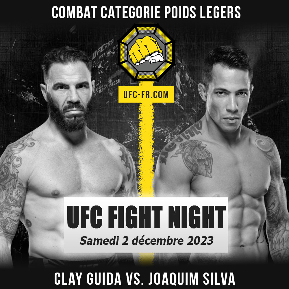 Combat Categorie - Poids Légers : Clay Guida vs. Joaquim Silva - UFC ON ESPN 52 - DARIUSH VS. TSARUKYAN