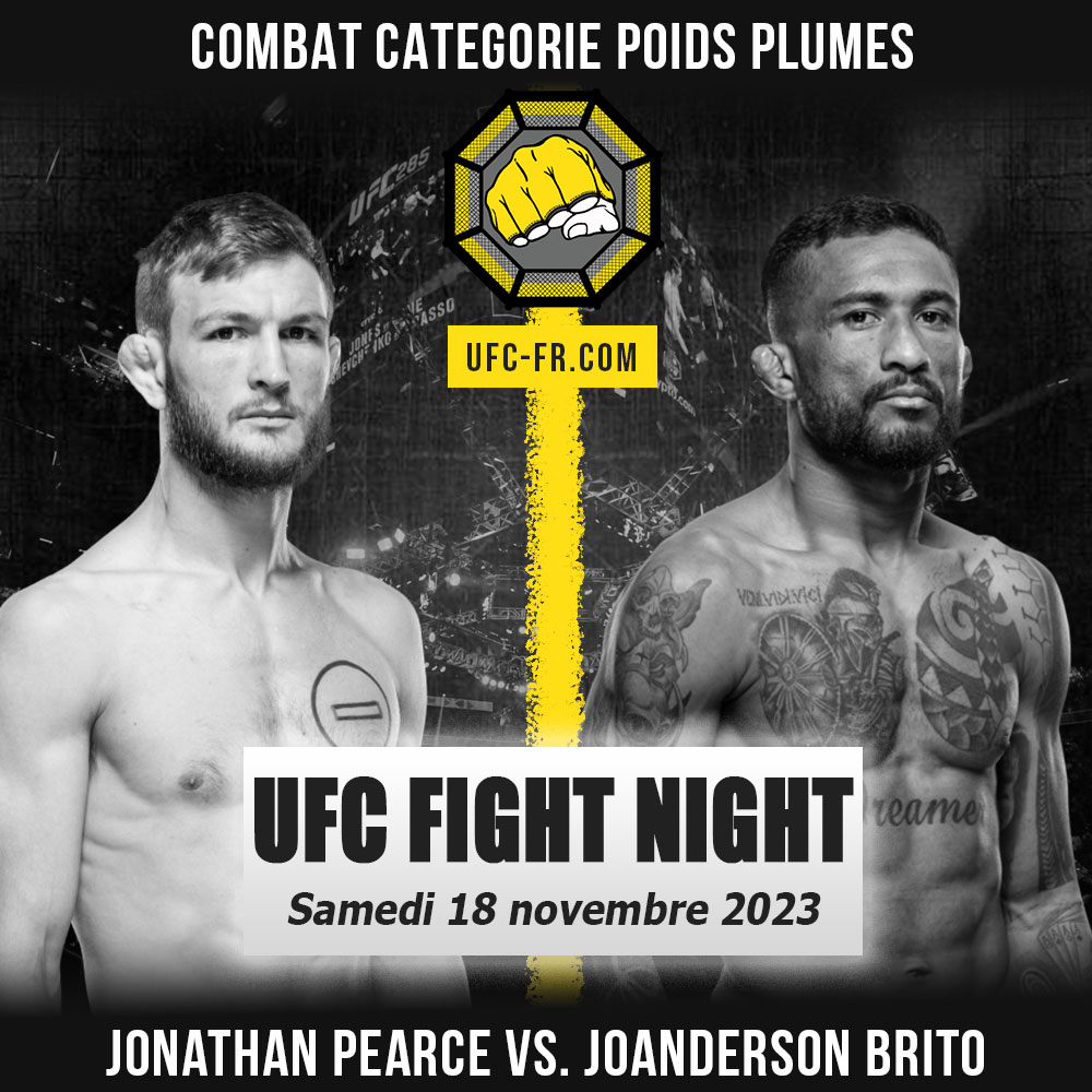 UFC on ESPN+ 90 - Jonathan Pearce vs Joanderson Brito