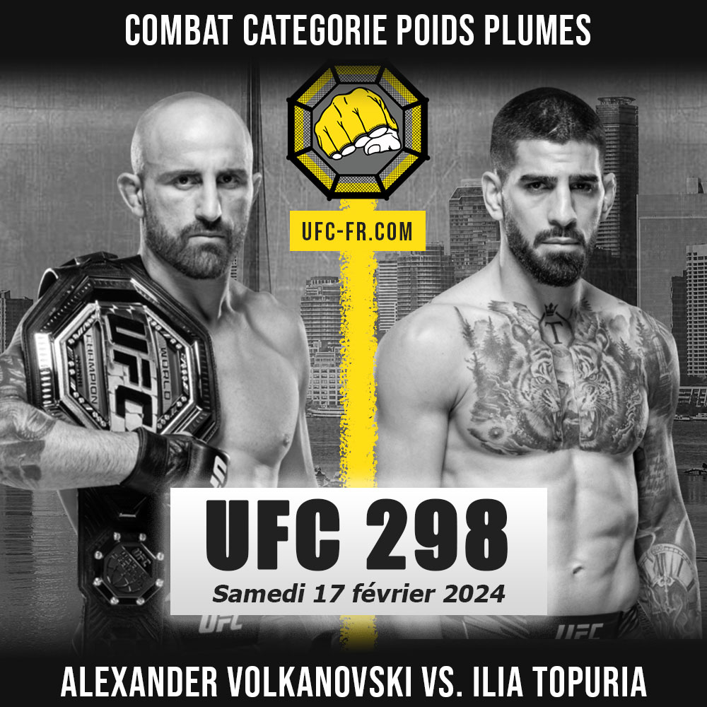 Championnat du Monde - Poids Plumes : Alexander Volkanovski vs. Ilia Topuria - UFC 298 - VOLKANOVSKI VS. TOPURIA