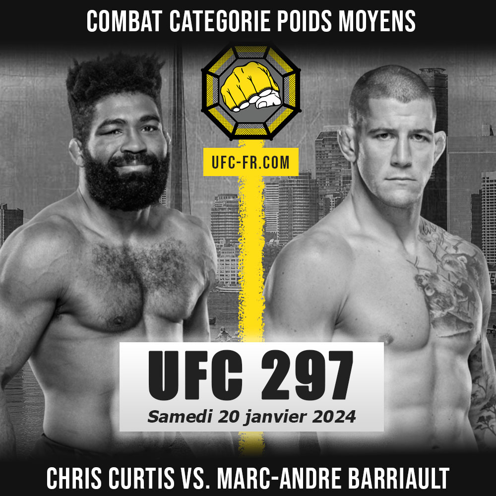 Combat Categorie - Poids Moyens : Chris Curtis vs. Marc-Andre Barriault - UFC 297 - STRICKLAND VS. DU PLESSIS