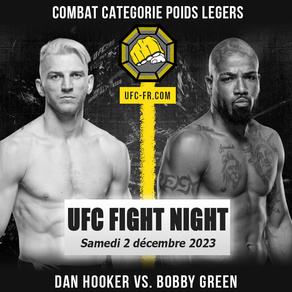 UFC FIGHT NIGHT - Dan Hooker vs Bobby Green