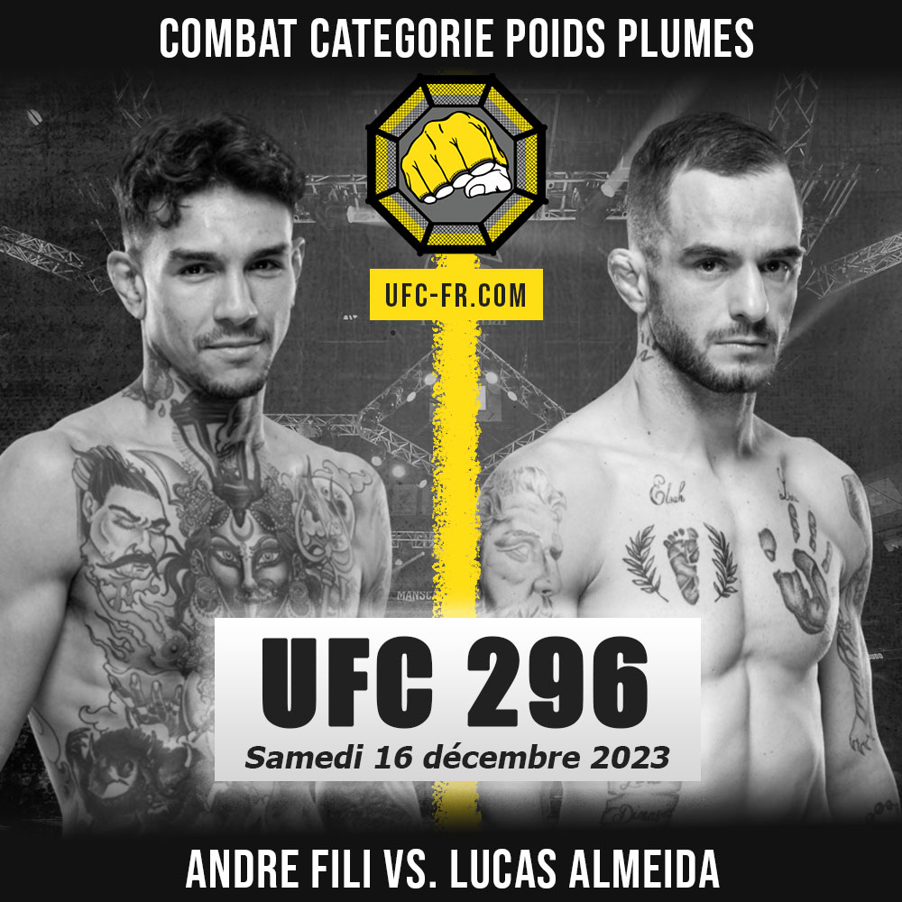 UFC 296 - Andre Fili vs Lucas Almeida