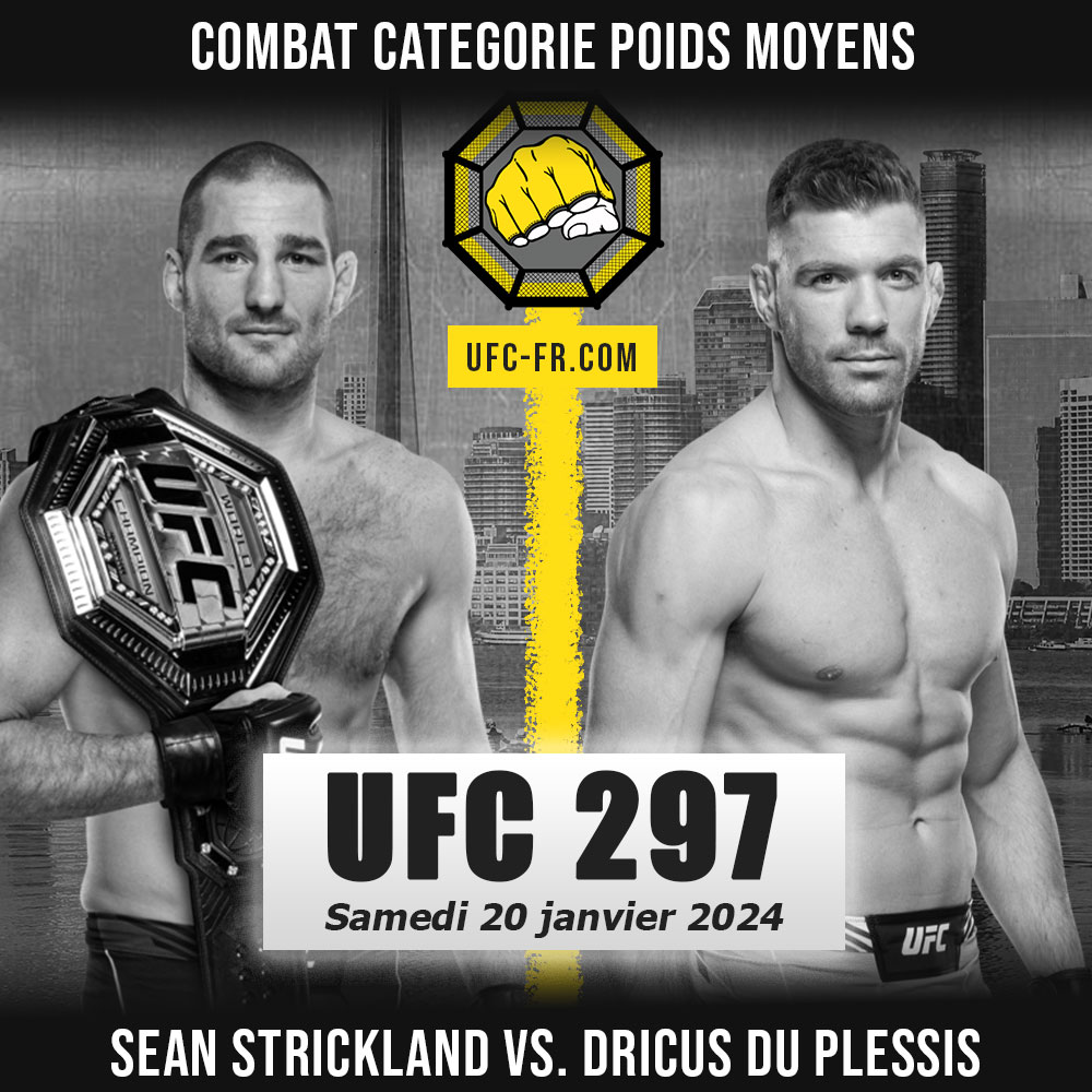 Championnat du Monde - Poids Moyens : Sean Strickland vs. Dricus Du Plessis - UFC 297 - STRICKLAND VS. DU PLESSIS