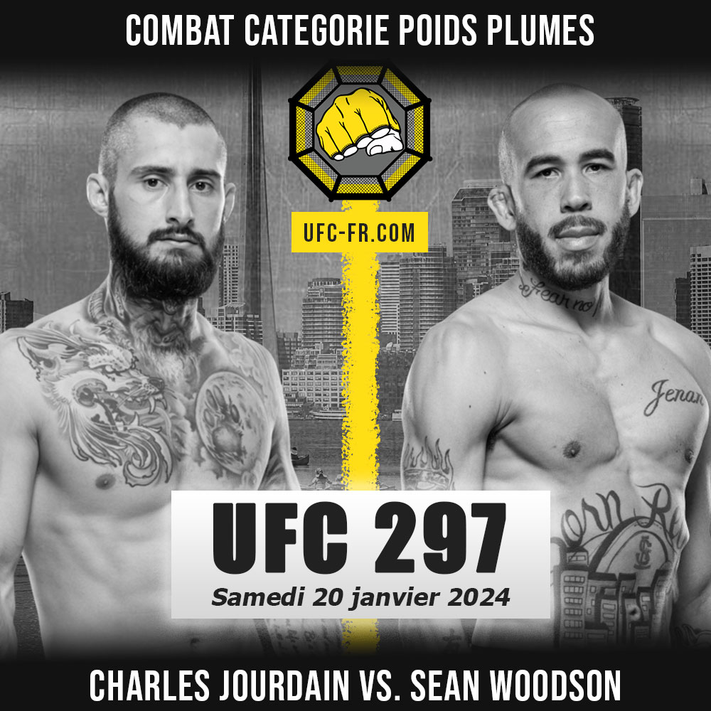Combat Categorie - Poids Plumes : Charles Jourdain vs. Sean Woodson - UFC 297 - STRICKLAND VS. DU PLESSIS