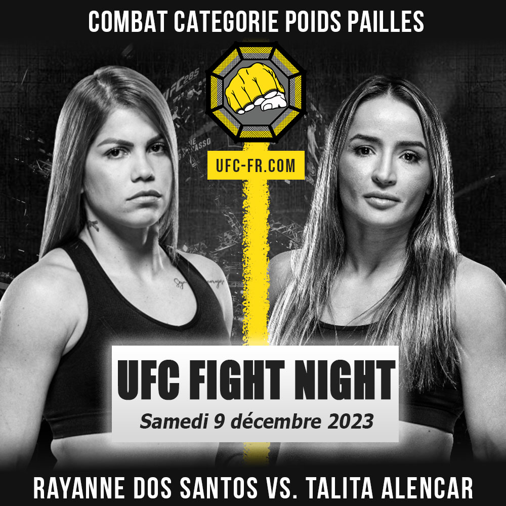 UFC on ESPN+ 91 - Rayanne dos Santos vs Talita Alencar