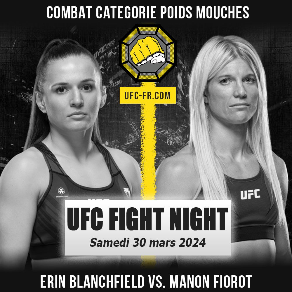 UFC FIGHT NIGHT - Erin Blanchfield vs Manon Fiorot