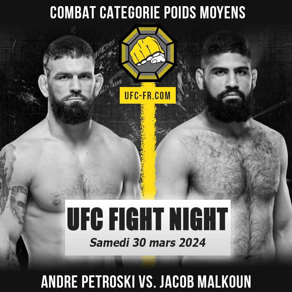 UFC ON ESPN 54 - Andre Petroski vs Jacob Malkoun