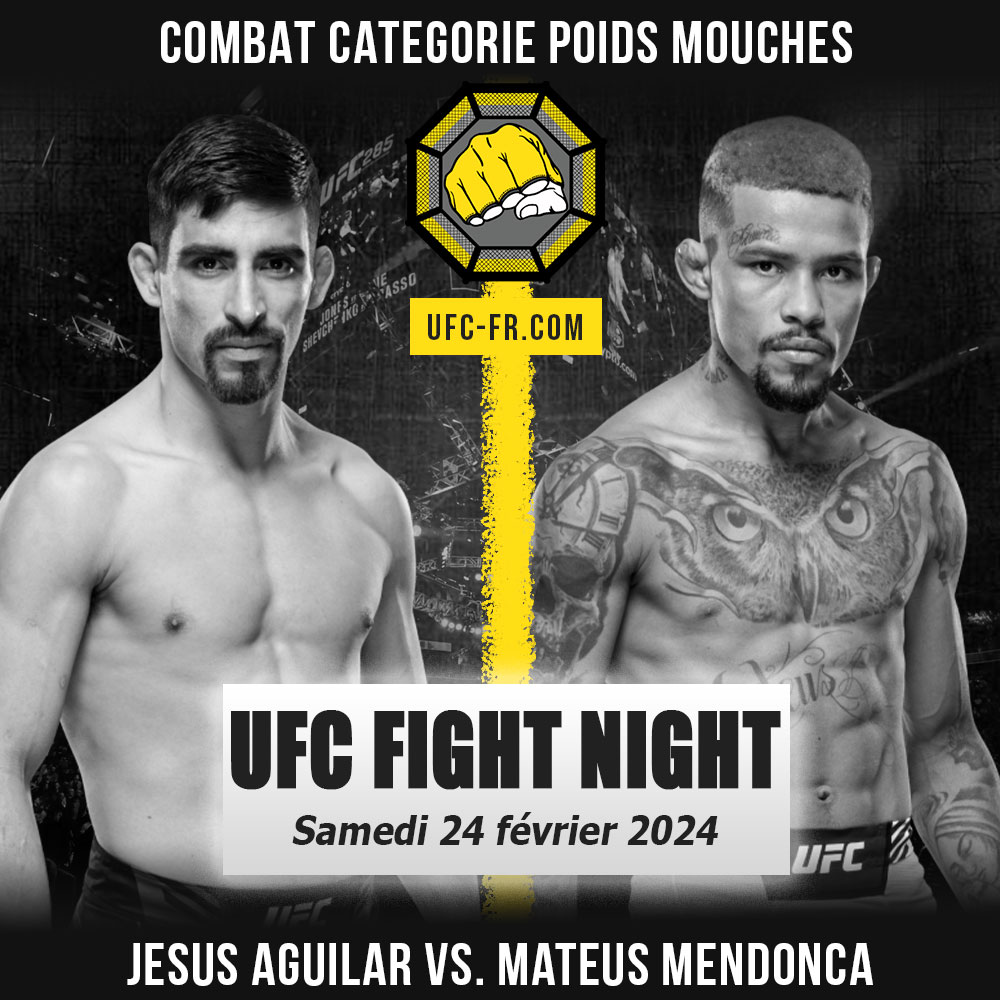 UFC ON ESPN+ 95 - Jesus Aguilar vs Mateus Mendonca