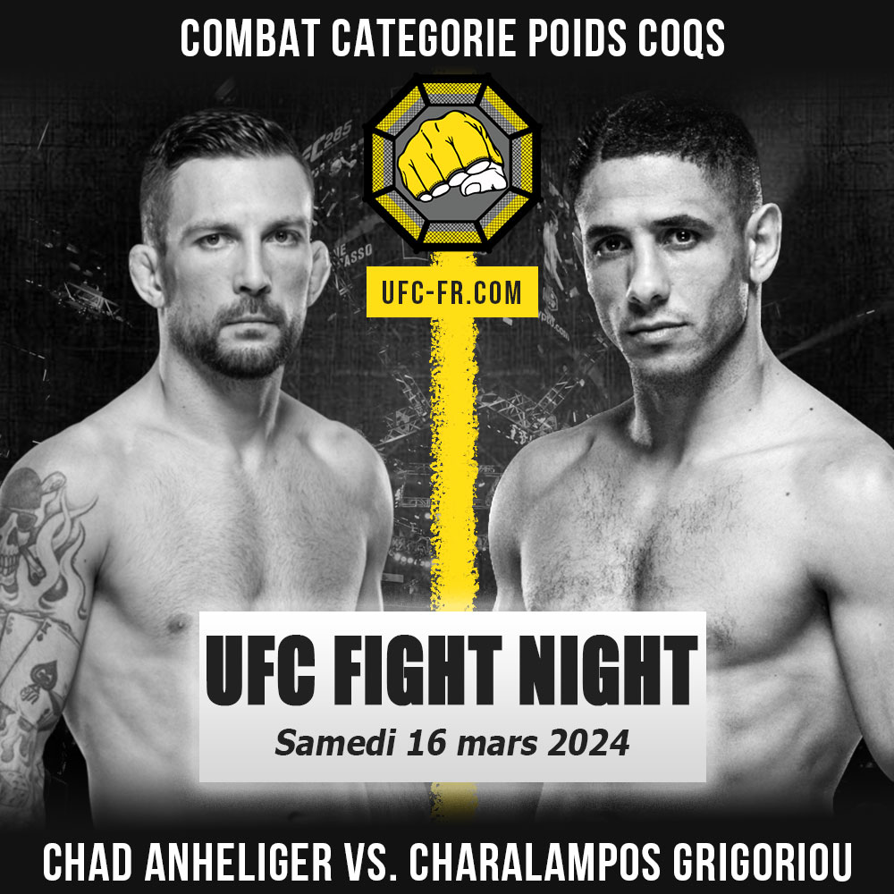 UFC ON ESPN+ 97 - Chad Anheliger vs Charalampos Grigoriou