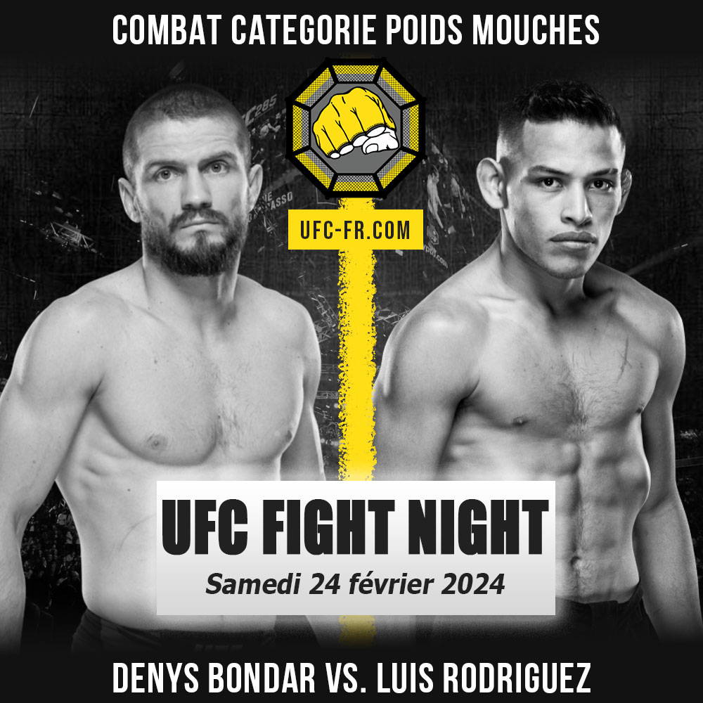 UFC ON ESPN+ 95 - Denys Bondar vs Luis Rodriguez