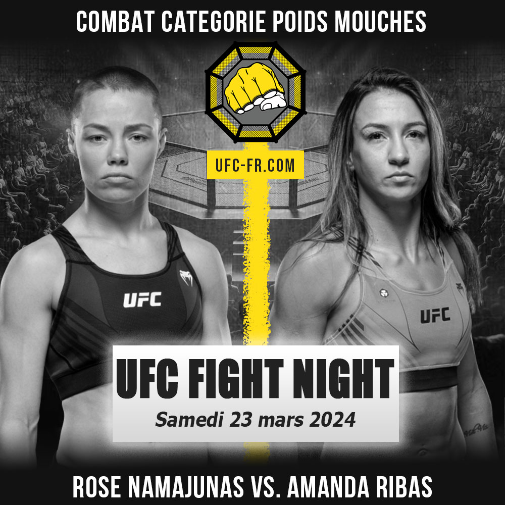 UFC FIGHT NIGHT - Rose Namajunas vs Amanda Ribas