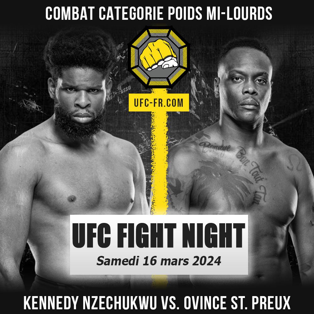 UFC ON ESPN+ 97 - Kennedy Nzechukwu vs Ovince St. Preux