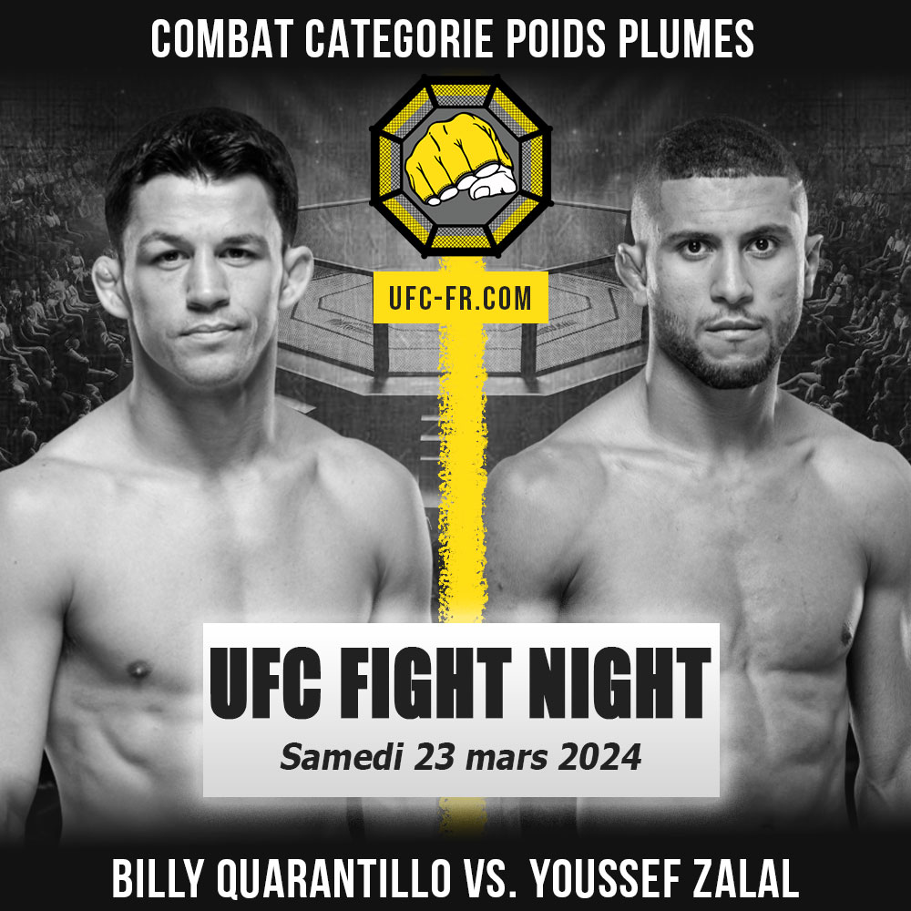 UFC ON ESPN 53 - Billy Quarantillo vs Youssef Zalal