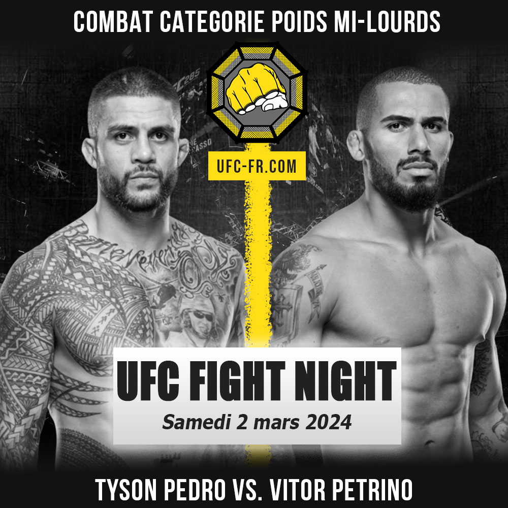 UFC ON ESPN+ 96 - Tyson Pedro vs Vitor Petrino