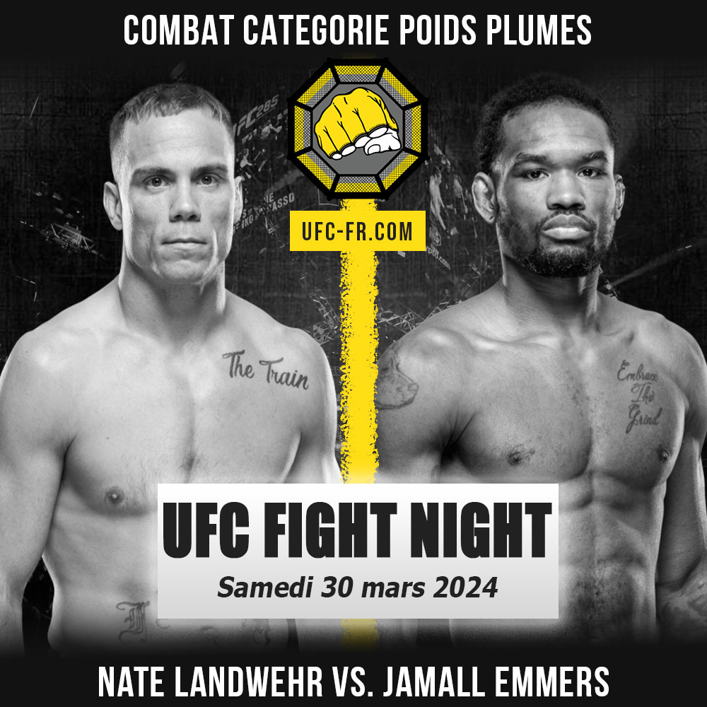 UFC ON ESPN 54 - Nate Landwehr vs Jamall Emmers