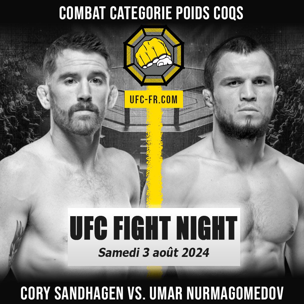 UFC FIGHT NIGHT - Cory Sandhagen vs Umar Nurmagomedov