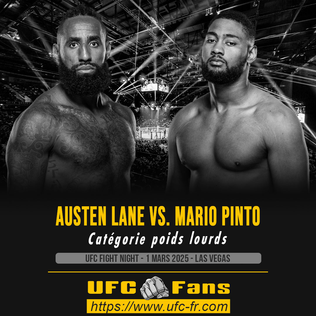 UFC ON ESPN+ 111 - Austen Lane vs Mario Pinto