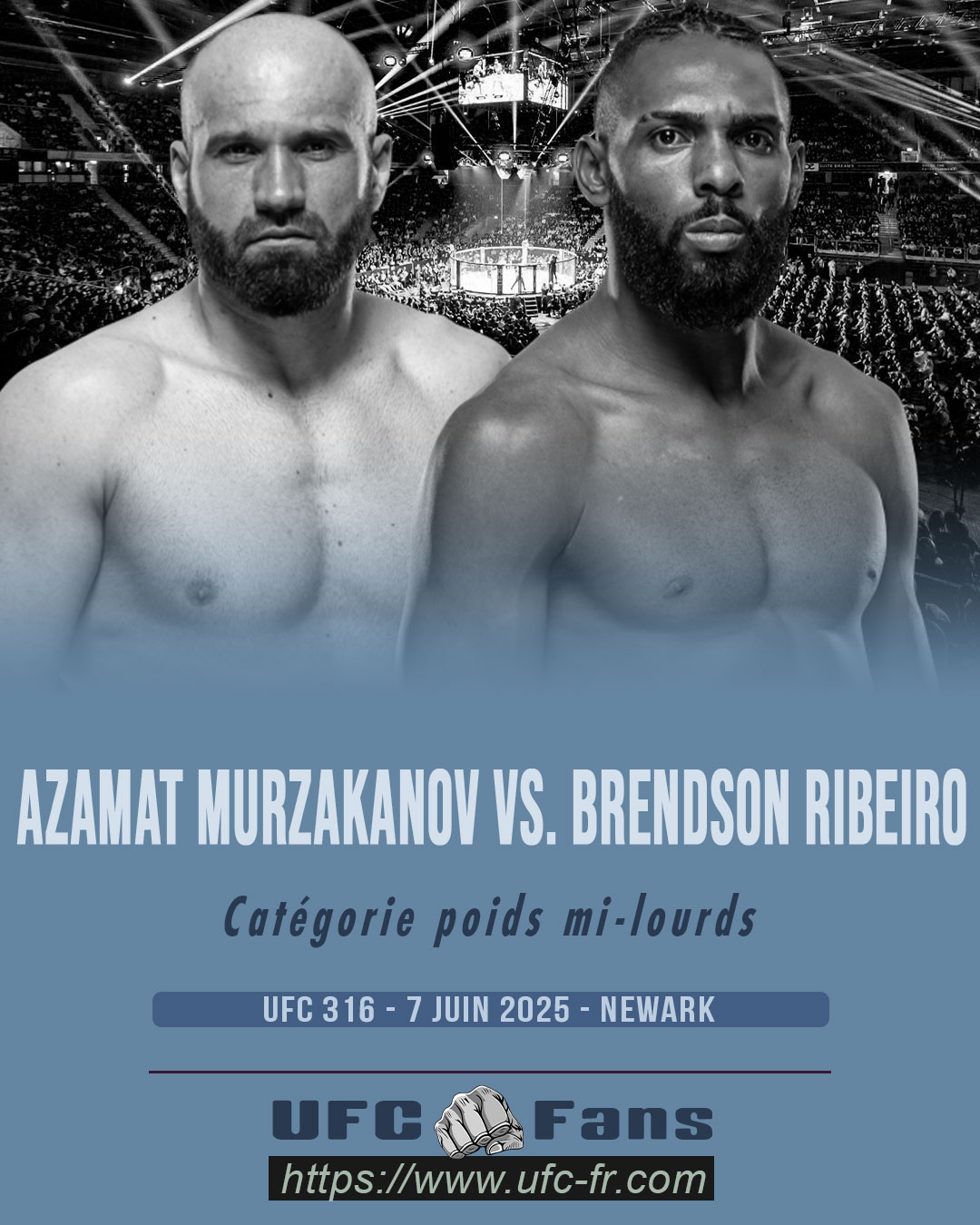 UFC 316 - Azamat Murzakanov vs Brendson Ribeiro