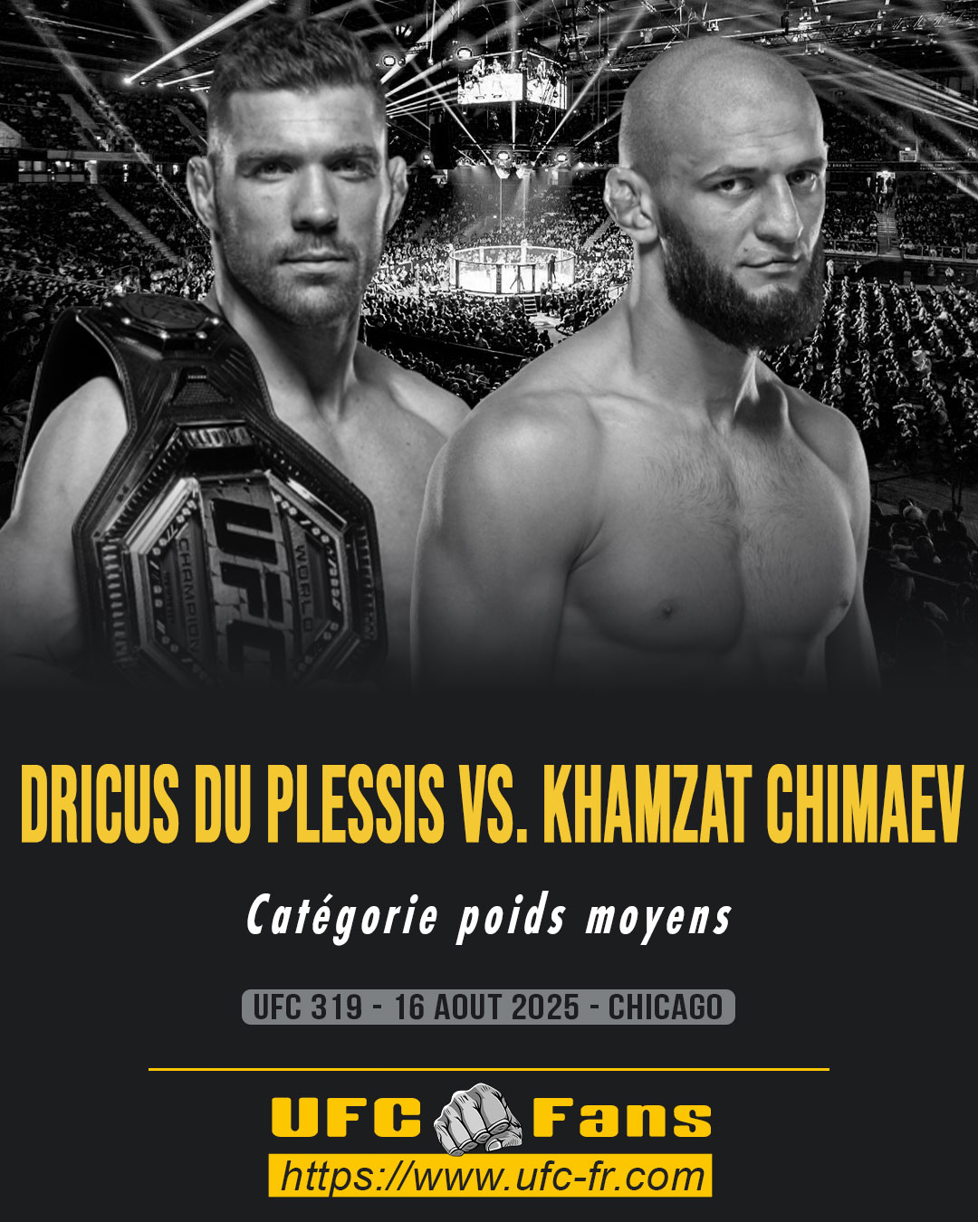 UFC 319 - Dricus Du Plessis vs Khamzat Chimaev