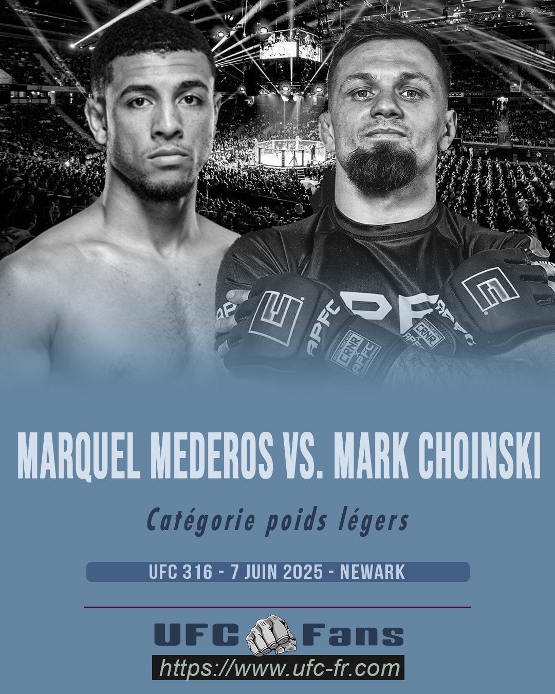 UFC 316 - MarQuel Mederos vs Mark Choinski