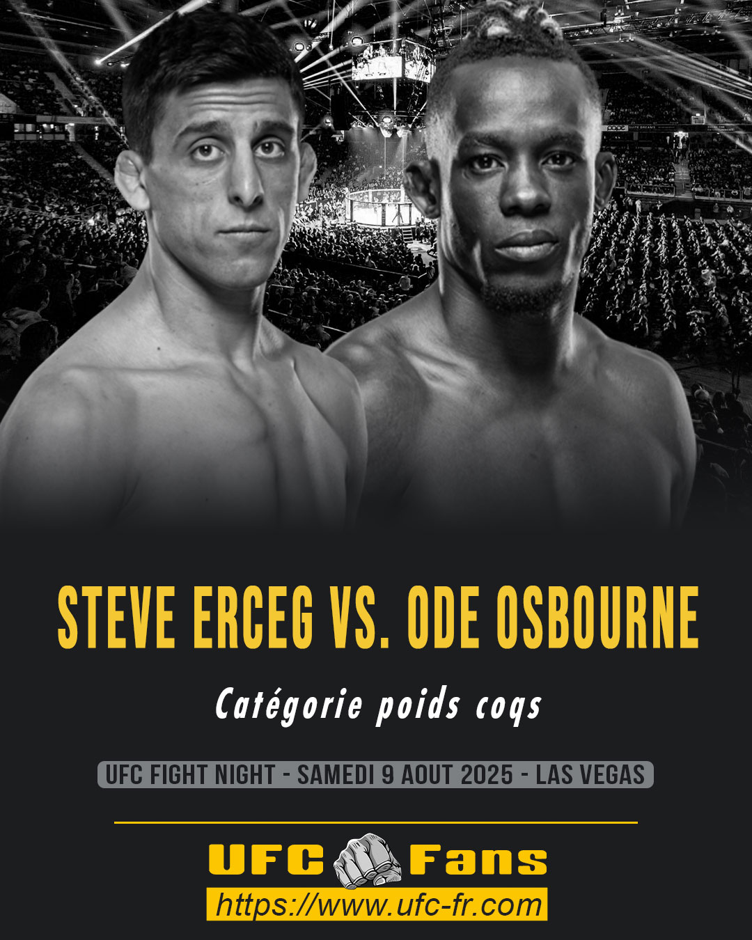 UFC ON ESPN 72 - Steve Erceg vs Ode Osbourne