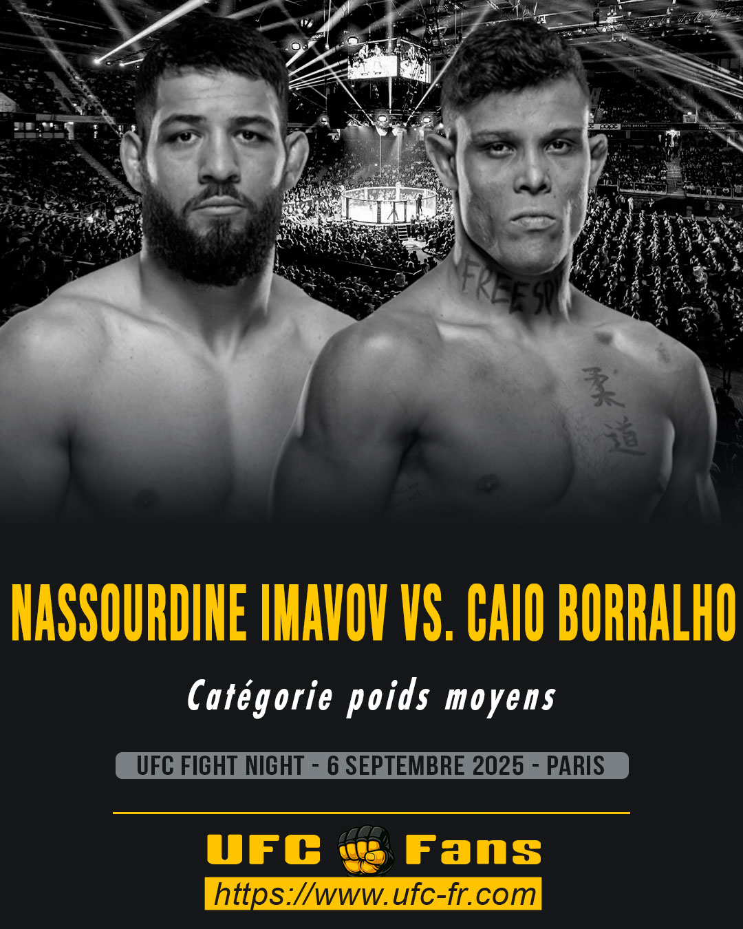 UFC PARIS 4 - Nassourdine Imavov vs Caio Borralho