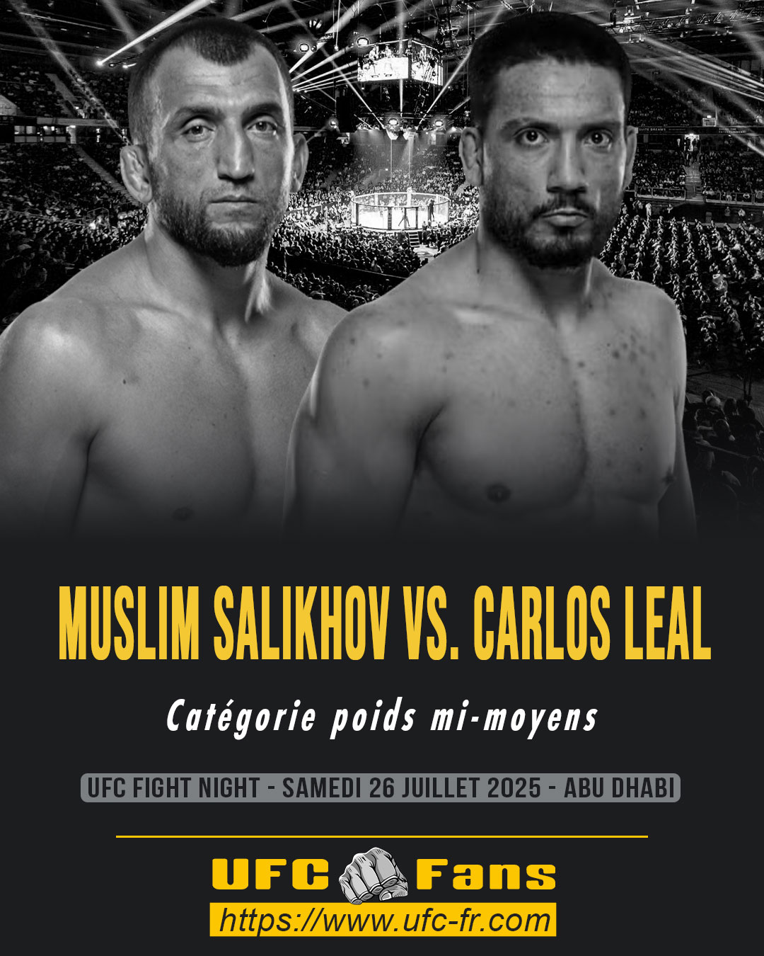 UFC ON ABC 9 - Muslim Salikhov vs Carlos Leal