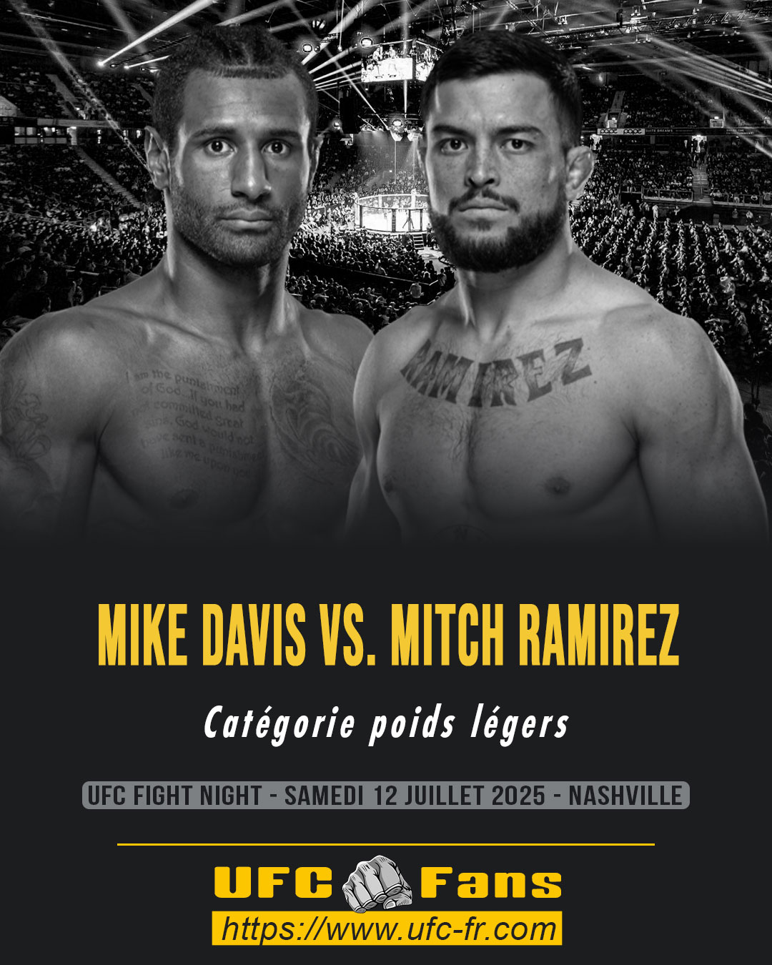 UFC ON ESPN 70 - Mike Davis vs Mitch Ramirez