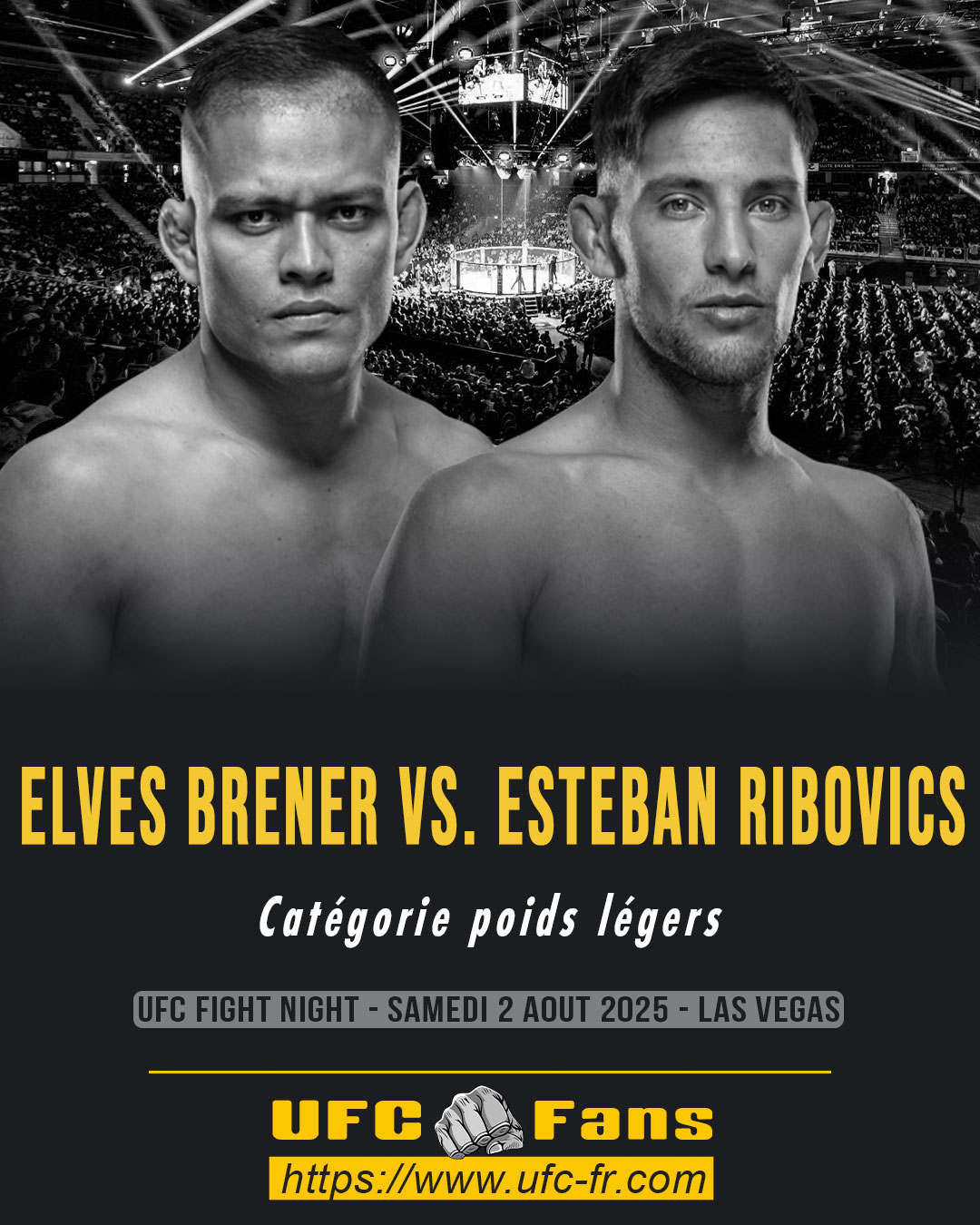 UFC ON ESPN 71 - Elves Brener vs Esteban Ribovics
