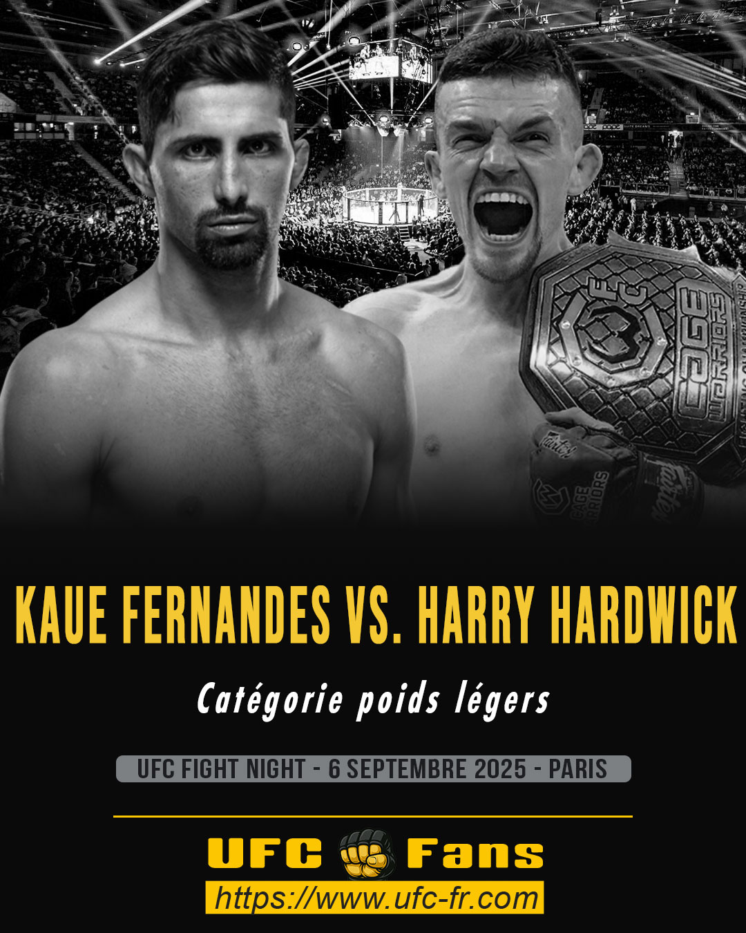 UFC ON ESPN+ 116 - Kaue Fernandes vs Harry Hardwick