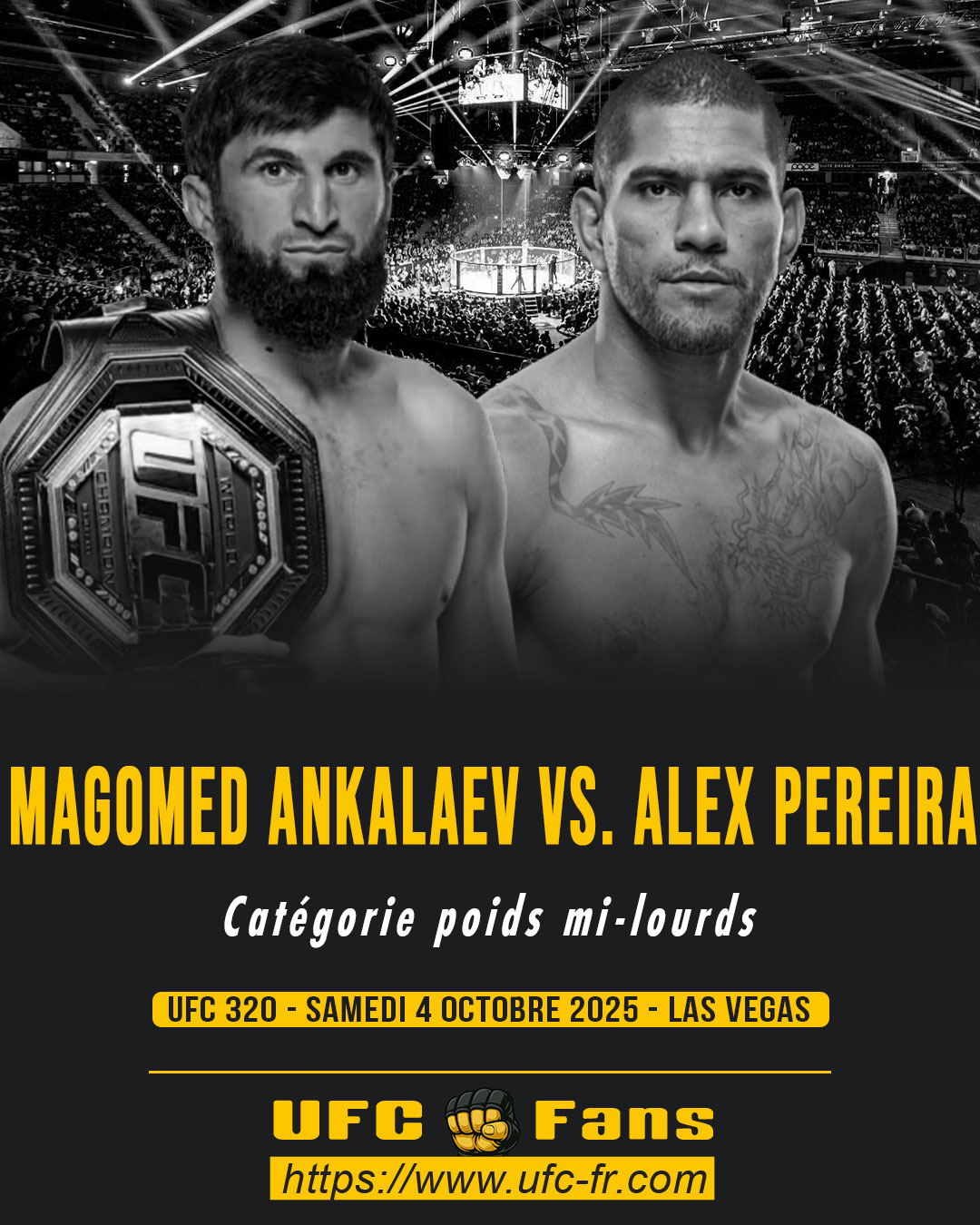 UFC 320 - Magomed Ankalaev vs Alex Pereira