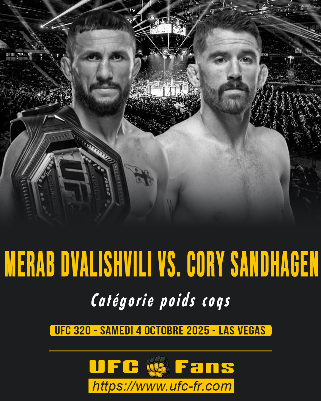 UFC 320 - Merab Dvalishvili vs Cory Sandhagen