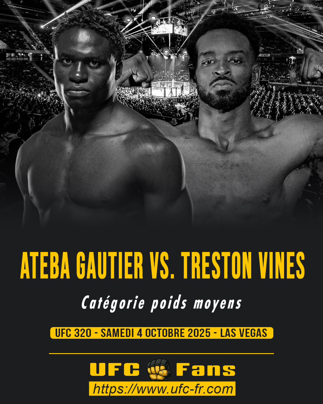 UFC 320 - Ateba Gautier vs Treston Vines