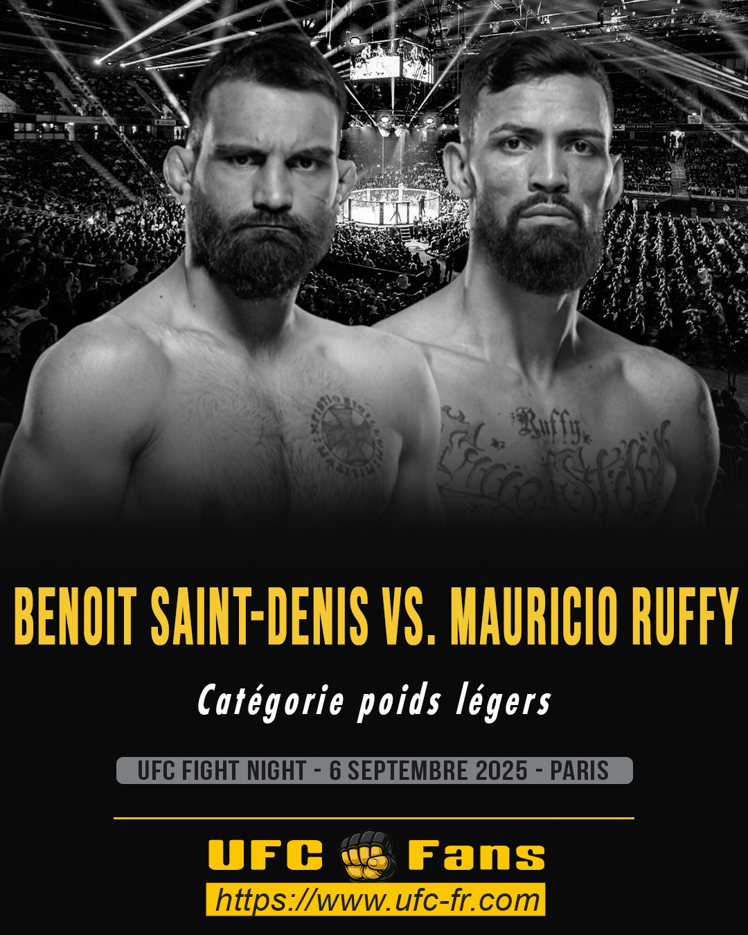 UFC ON ESPN+ 116 - Benoit Saint-Denis vs Mauricio Ruffy
