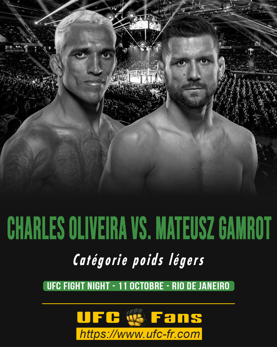 UFC ON ESPN+ 119 - Charles Oliveira vs Mateusz Gamrot