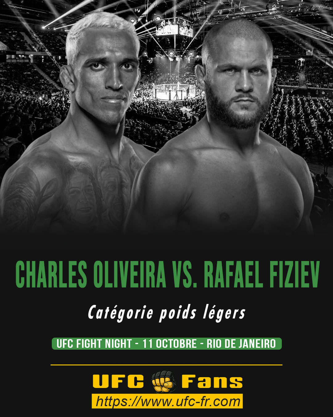 UFC FIGHT NIGHT - Charles Oliveira vs Rafael Fiziev