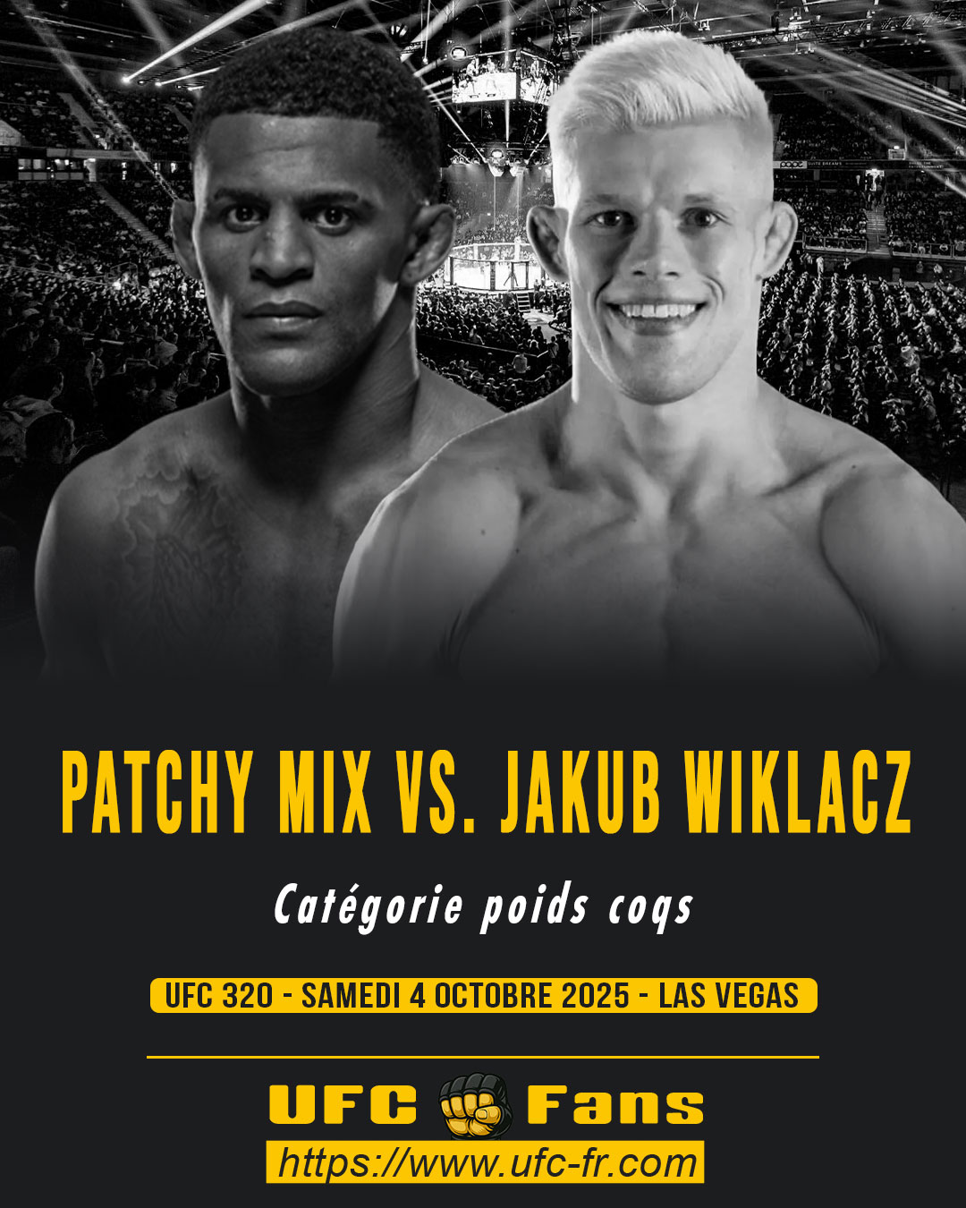 UFC 320 - Patchy Mix vs Jakub Wiklacz