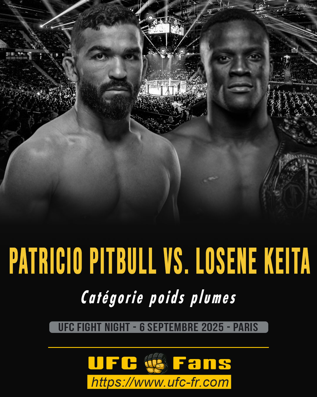 UFC ON ESPN+ 116 - Patricio Pitbull vs Losene Keita