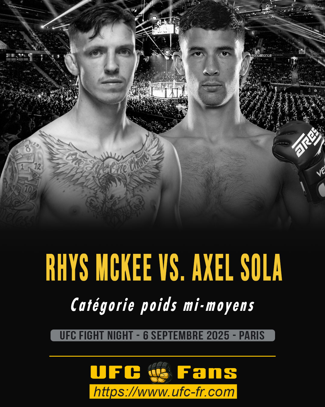 UFC ON ESPN+ 116 - Rhys McKee vs Axel Sola